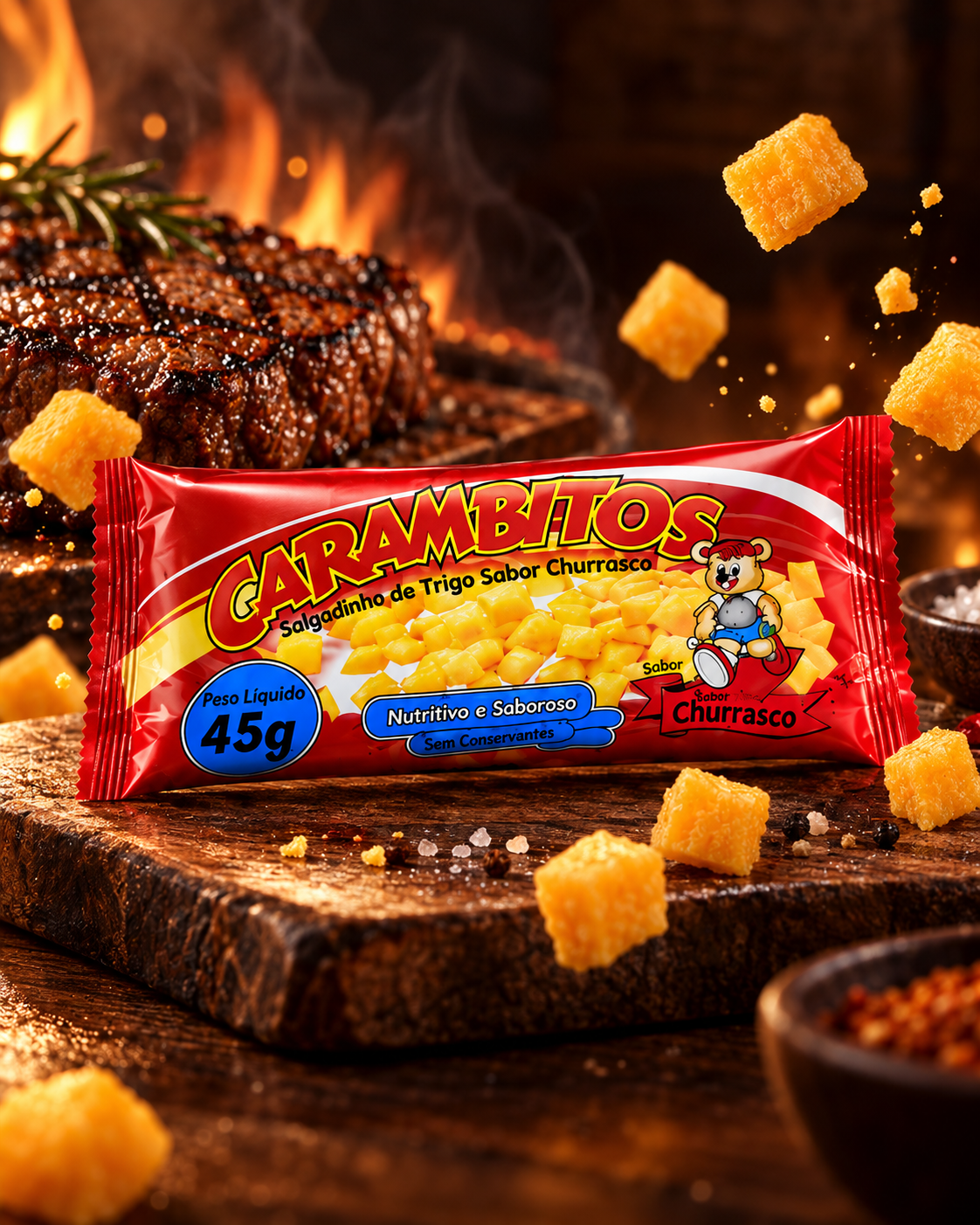 Pastelzinho Churrasco