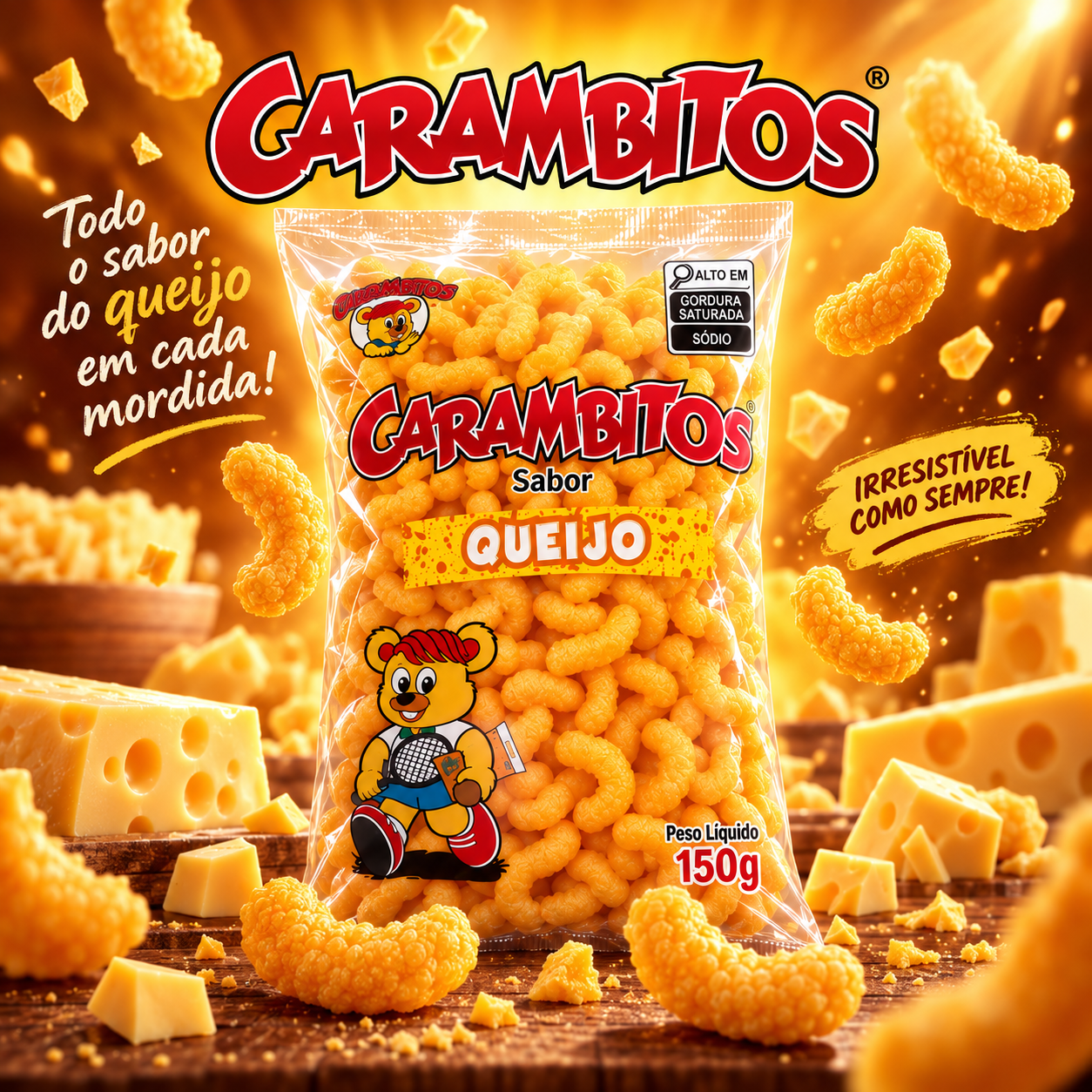 Salgadinho de Milho Queijo
