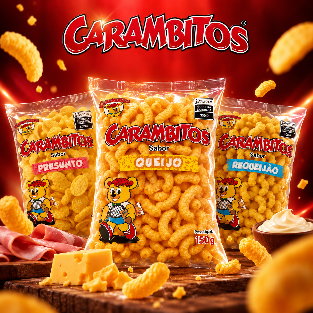 Linha Salgadinhos de Milho